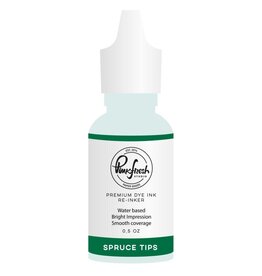 PINKFRESH PINKFRESH STUDIO SPRUCE TIPS PREMIUM DYE INK RE-INKER 0.5oz