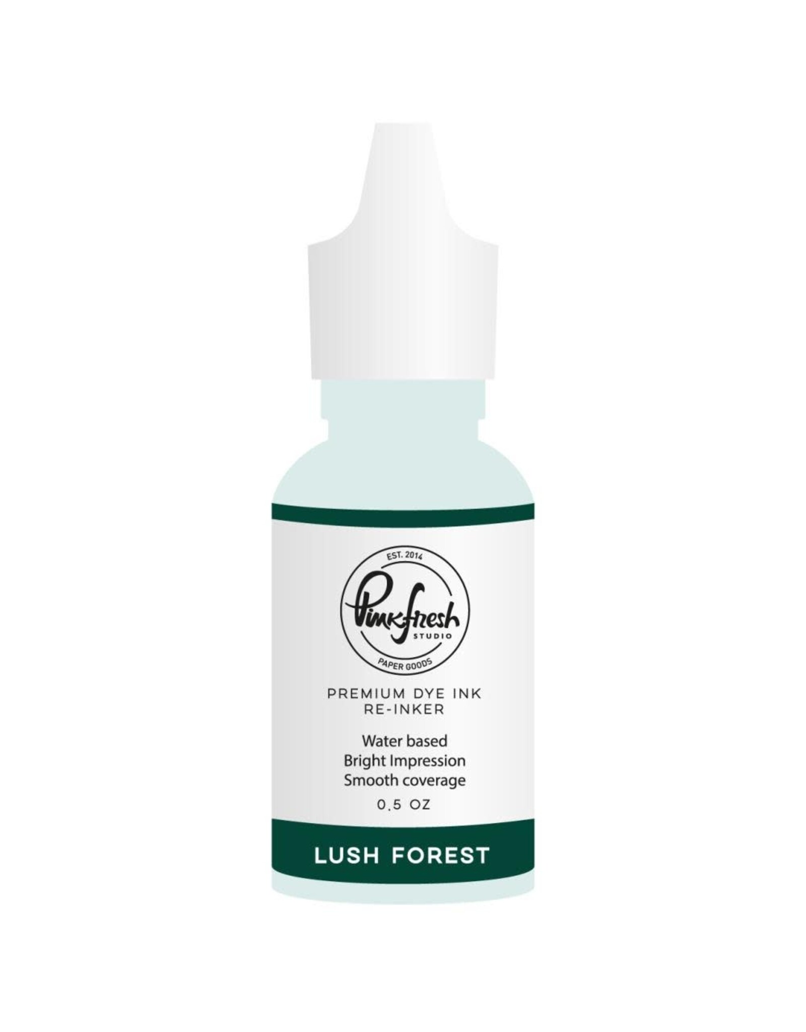 PINKFRESH PINKFRESH STUDIO LUSH FOREST PREMIUM DYE INK RE-INKER 0.5oz