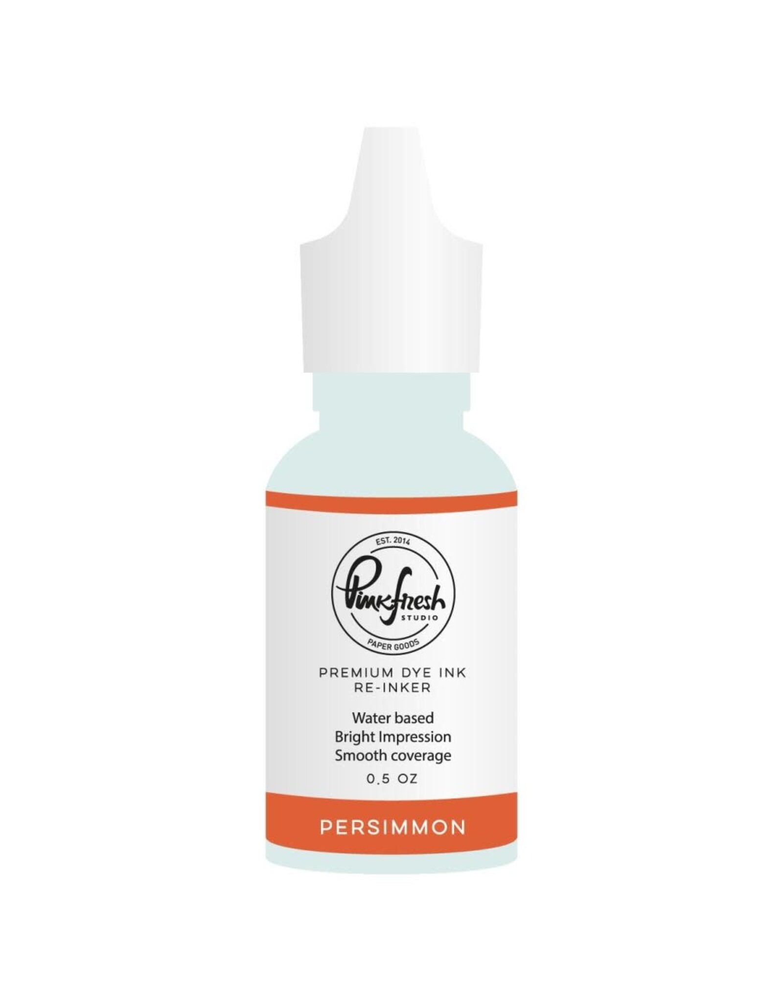 PINKFRESH PINKFRESH STUDIO PERSIMMON PREMIUM DYE INK RE-INKER 0.5oz