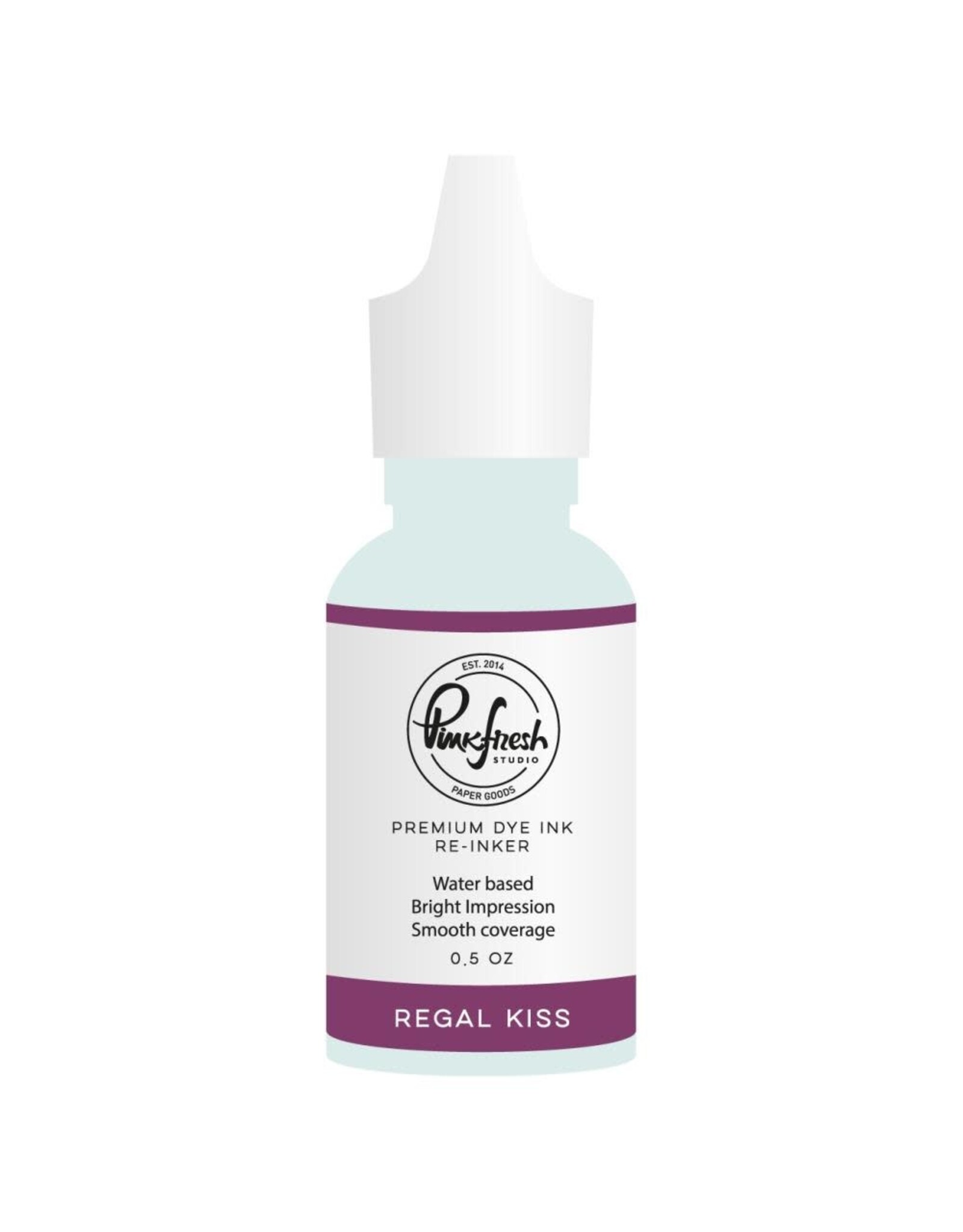 PINKFRESH PINKFRESH STUDIO REGAL KISS PREMIUM DYE INK RE-INKER 0.5oz