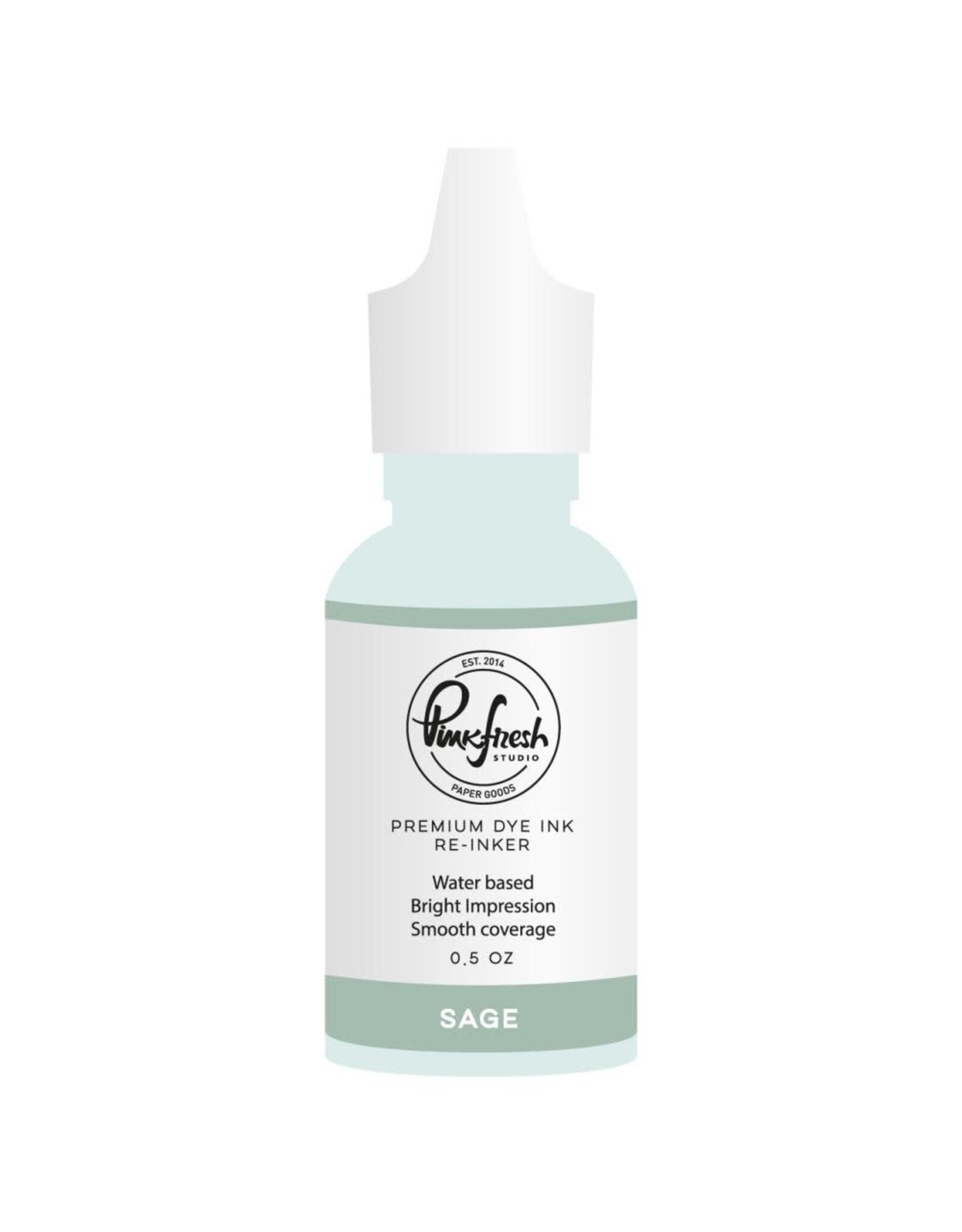 PINKFRESH PINKFRESH STUDIO SAGE PREMIUM DYE INK RE-INKER 0.5oz