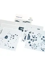 PINKFRESH PINKFRESH STUDIO DREAMER'S FOREST STENCIL SET 6/PK