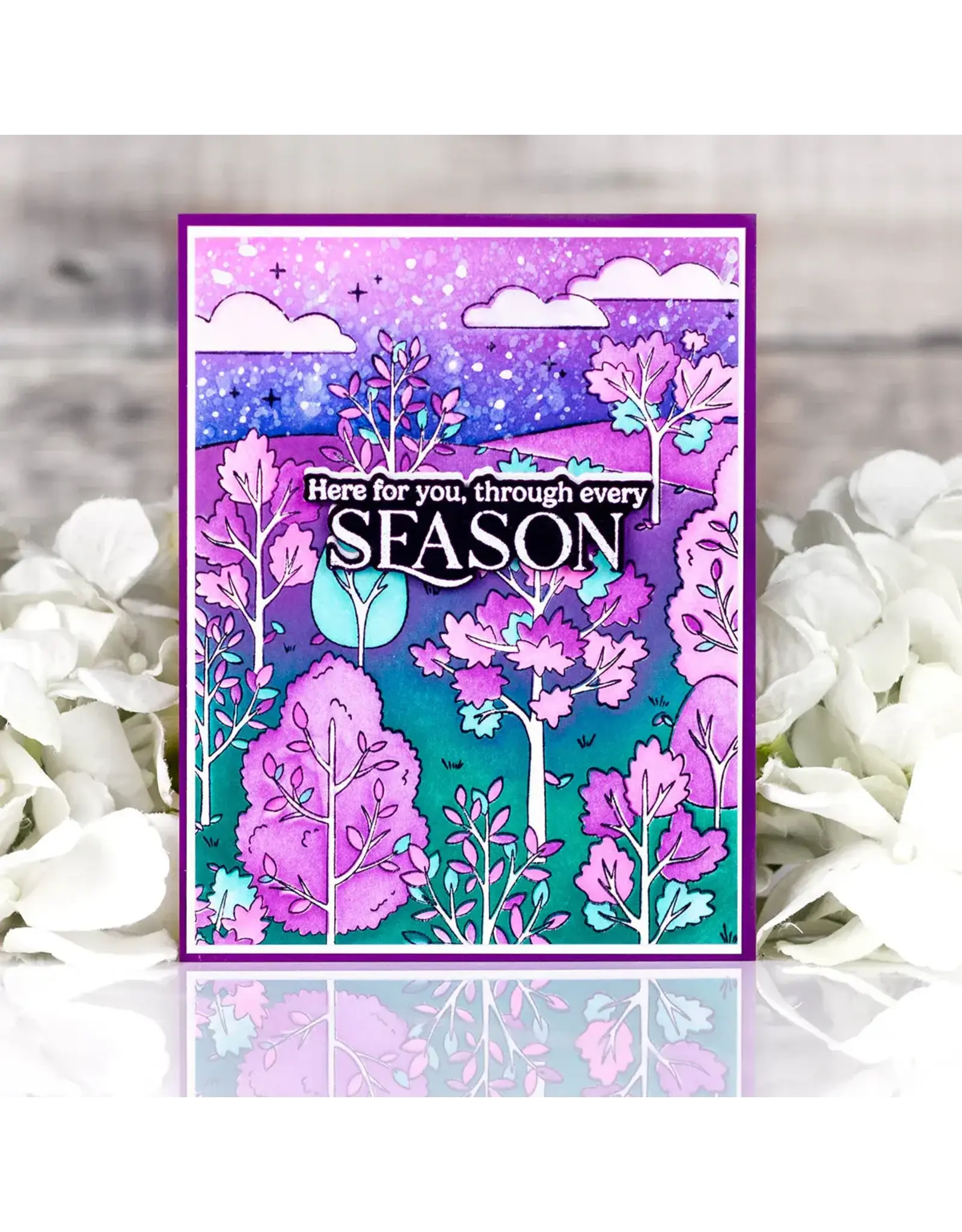 PINKFRESH PINKFRESH STUDIO DREAMER'S FOREST STENCIL SET 6/PK