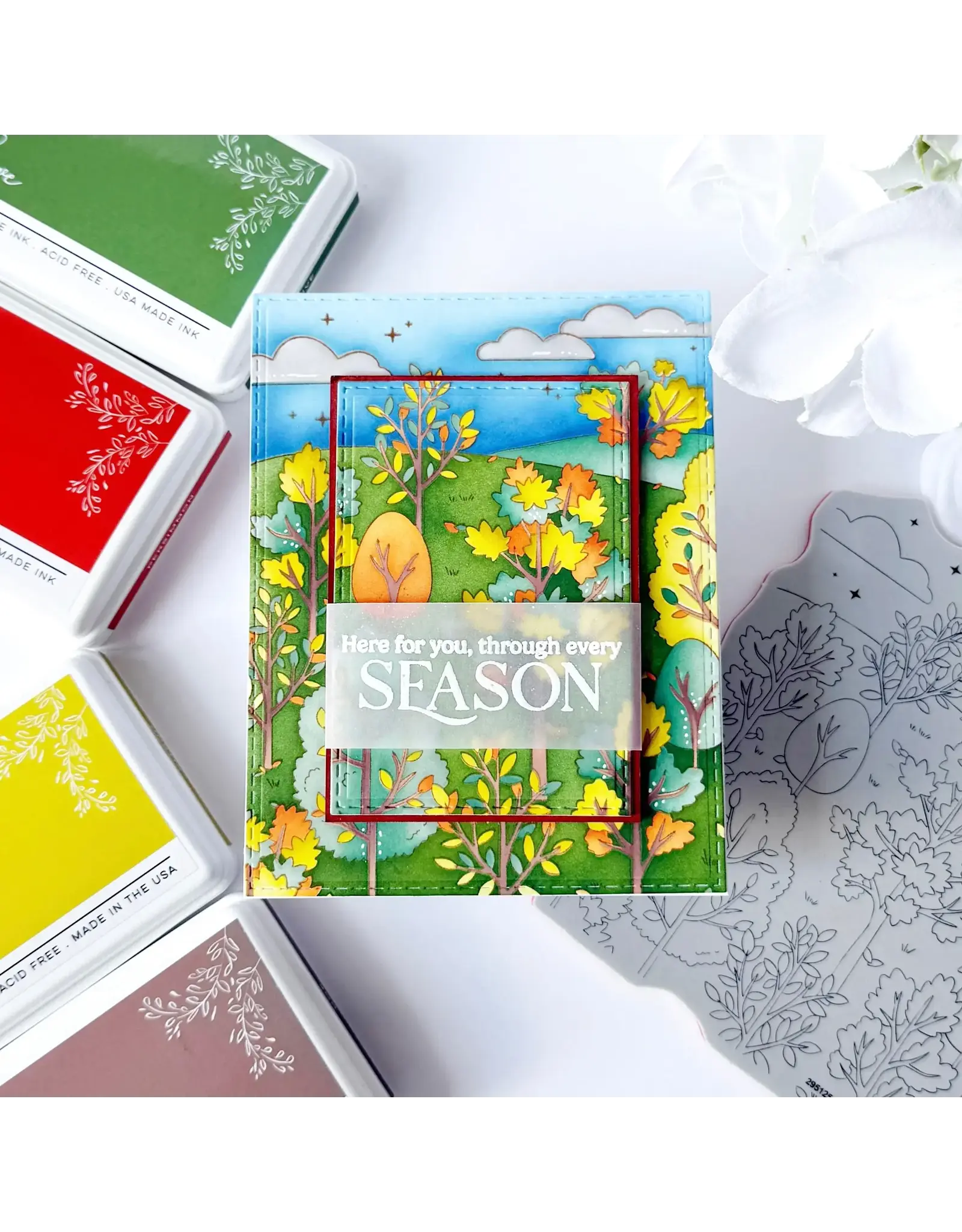 PINKFRESH PINKFRESH STUDIO DREAMER'S FOREST CLING STAMP