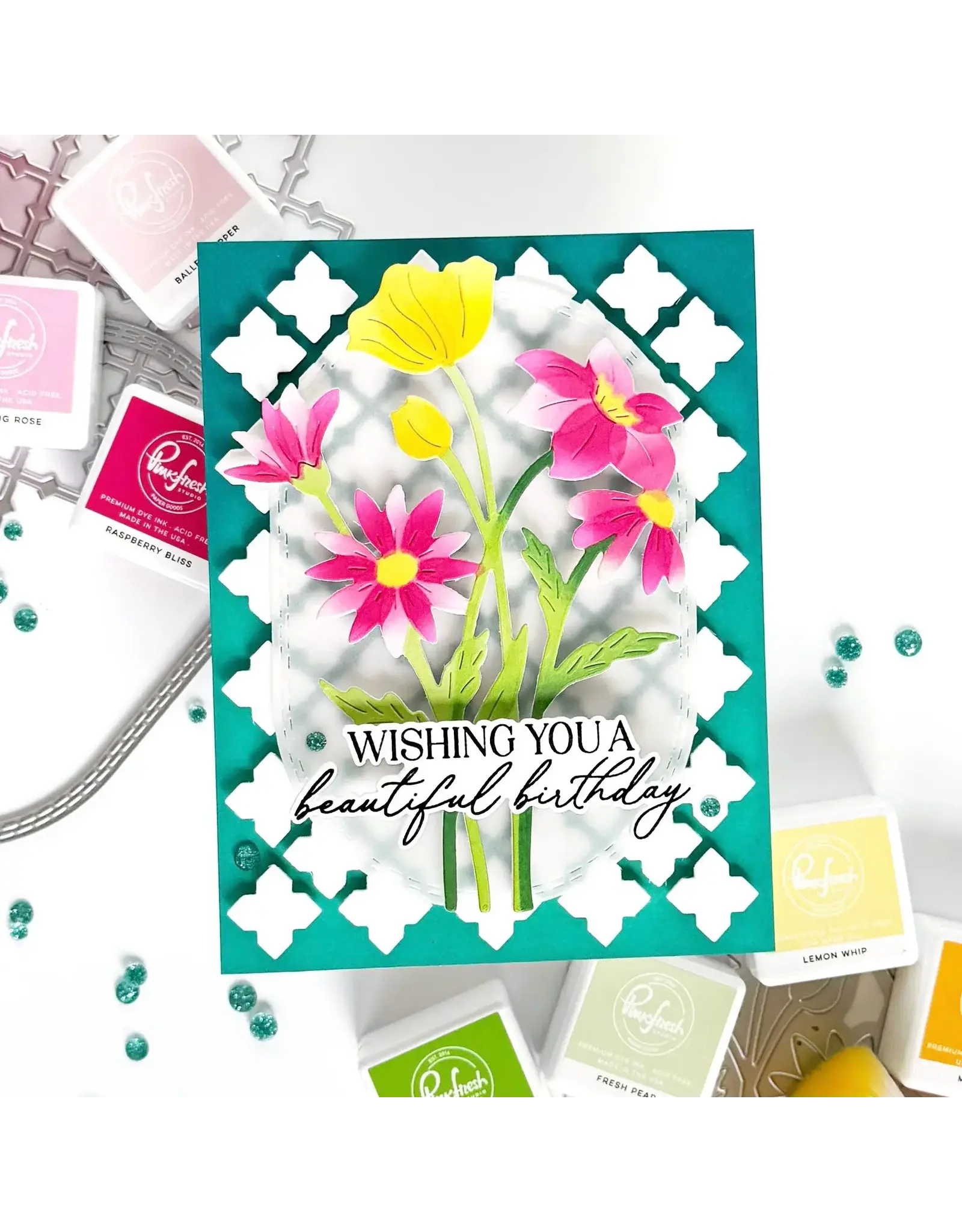 PINKFRESH PINKFRESH STUDIO TRELIIS COVERPLATE DIE