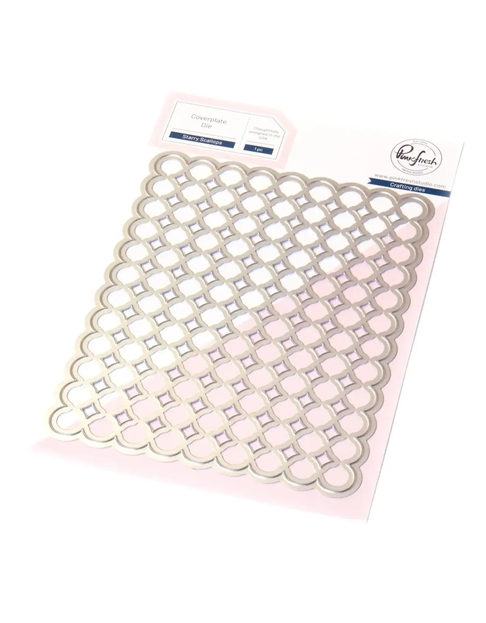 PINKFRESH PINKFRESH STUDIO STARRY SCALLOPS COVERPLATE DIE