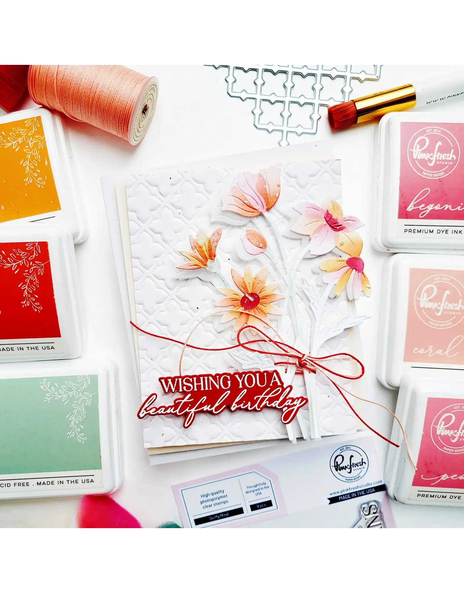 PINKFRESH PINKFRESH STUDIO WILDFLOWER ELEGANCE DIE