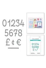 SPELLBINDERS SPELLBINDERS BAYFAIR COLLECTION POSTAGE NUMBERS DIE SET