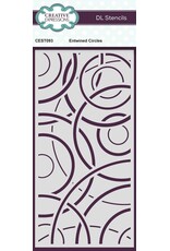 CREATIVE EXPRESSIONS CREATIVE EXPRESSIONS ENTWINED CIRCLES DL STENCIL