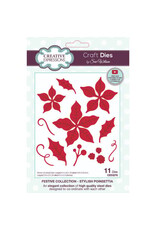 CREATIVE EXPRESSIONS CREATIVE EXPRESSIONS SUE WILSON FESTIVE COLLECTION STYLISH POINSETTIA DIE SET