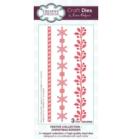 CREATIVE EXPRESSIONS CREATIVE EXPRESSIONS JAMIE RODGERS FESTIVE COLLECTION - CHRISTMAS BORDER DIE SET