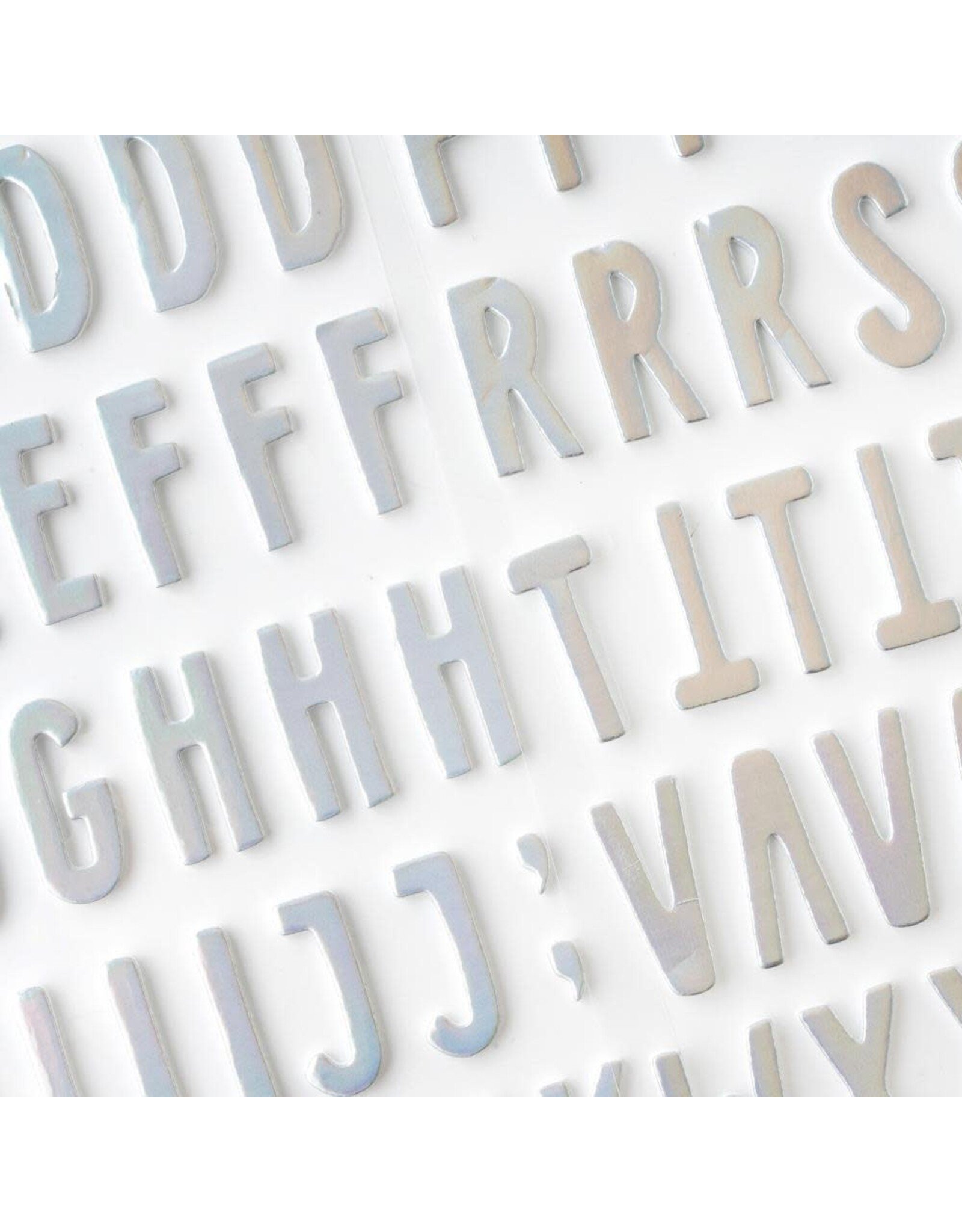 AMERICAN CRAFTS AMERICAN CRAFTS HAPPY HALLOWEEN SPOOKTACULAR ALPHABET HOLOGRAPHIC THICKERS STICKERS