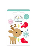 DOODLEBUG DESIGN DOODLEBUG DEER FRIENDS DOODLE POPS 3D STICKER