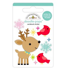 DOODLEBUG DESIGN DOODLEBUG DEER FRIENDS DOODLE POPS 3D STICKER