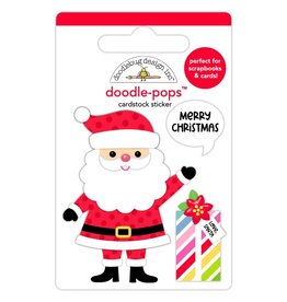 DOODLEBUG DESIGN DOODLEBUG HELLO SANTA DOODLE POPS 3D STICKER