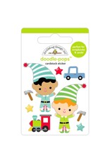 DOODLEBUG DESIGN DOODLEBUG SANTA'S ELVES DOODLE POPS 3D STICKER