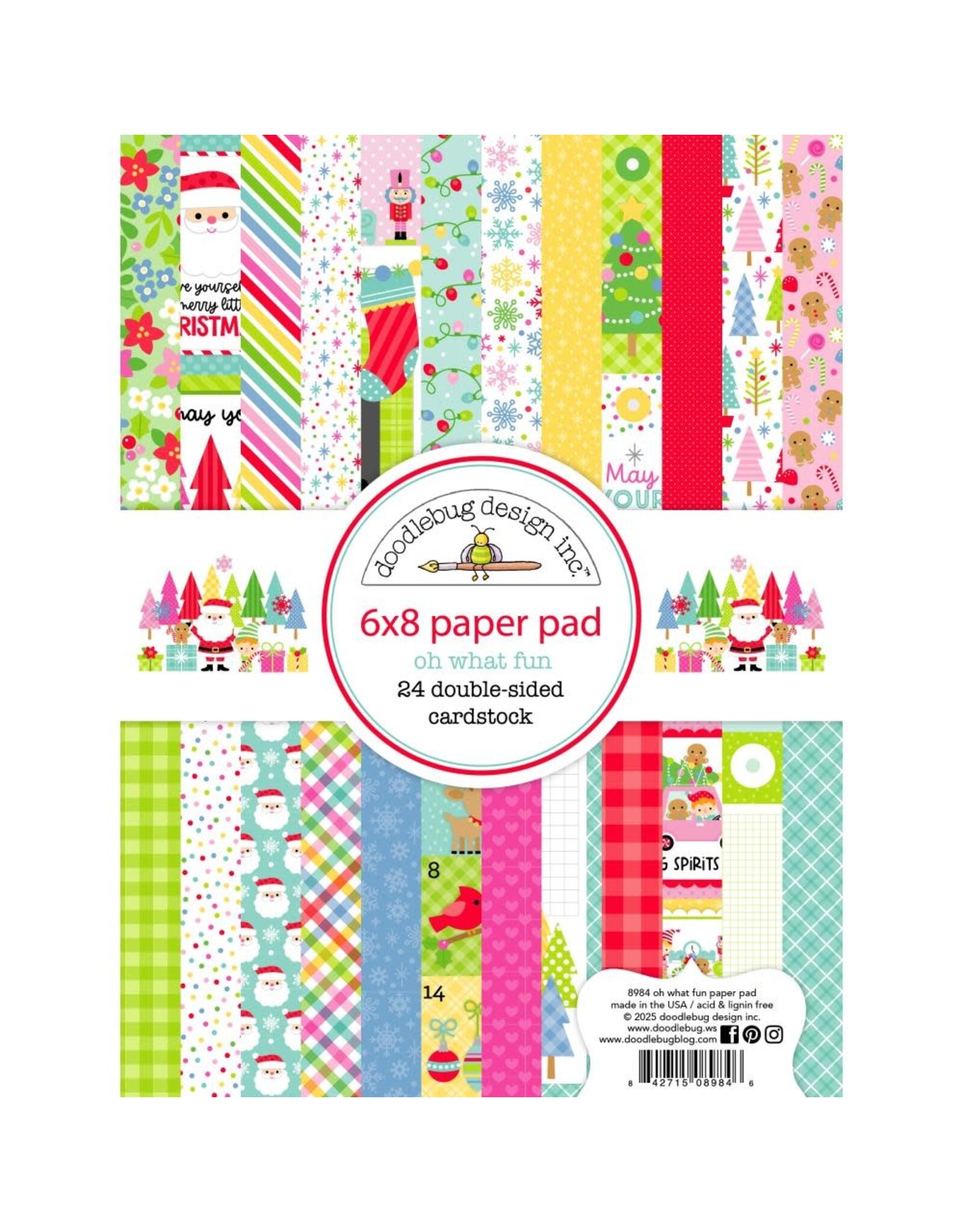 DOODLEBUG DESIGN DOODLEBUG OH WHAT FUN 6x8 PAPER PAD