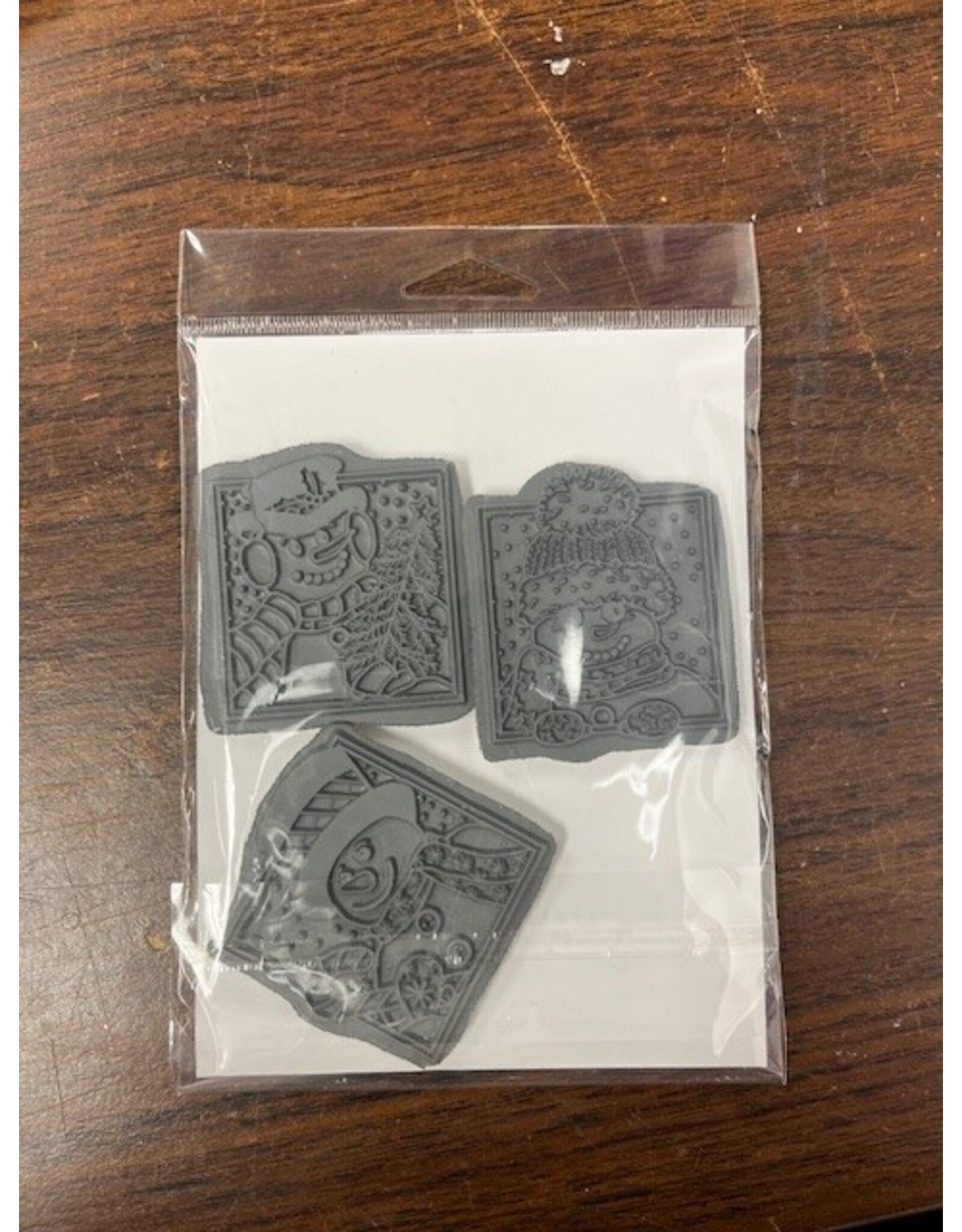 FROG'S WHISKERS FROSTY SNOWMAN PACK INK STAMP SET