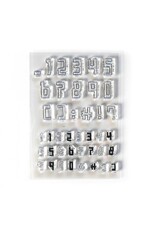 ELIZABETH CRAFT DESIGNS ELIZABETH CRAFT DESIGNS BOXY NUMBERS CLEAR STAMP SET
