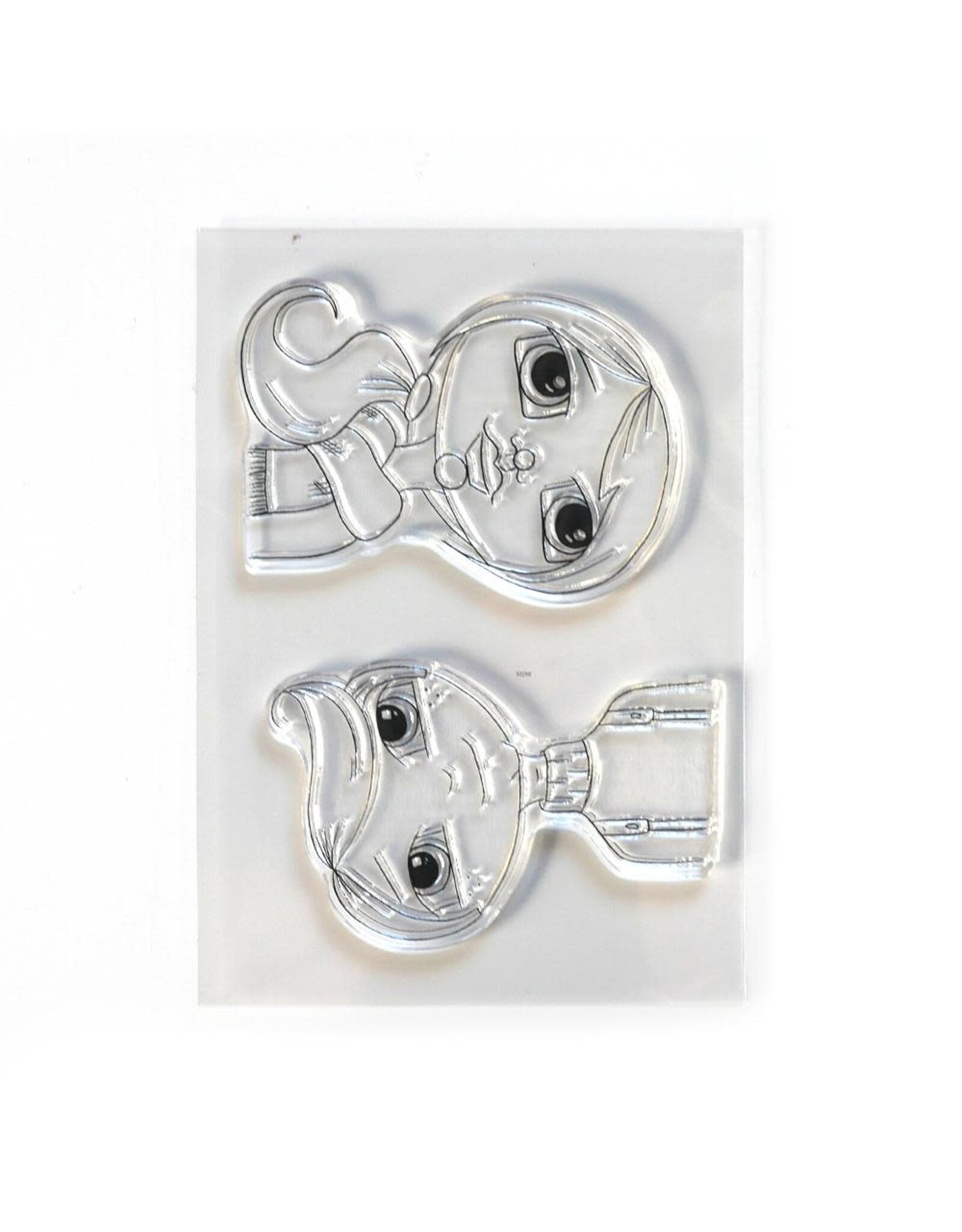 ELIZABETH CRAFT DESIGNS ELIZABETH CRAFT DESIGNS CUTE WINTER COUPLE CLEAR STAMP SET