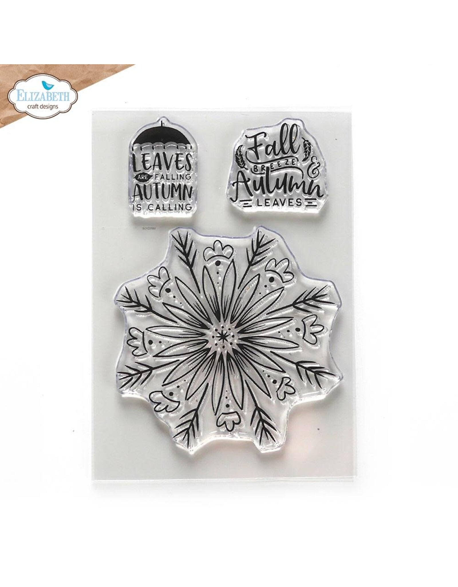 ELIZABETH CRAFT DESIGNS ELIZABETH CRAFT DESIGNS AUTUMN LEAVES CLEAR STAMP SET