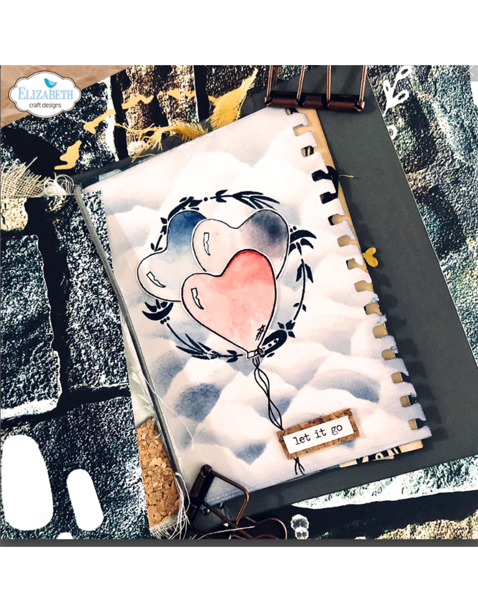 ELIZABETH CRAFT DESIGNS ELIZABETH CRAFT DESIGNS HOME GARDEN CLEAR STAMP SET