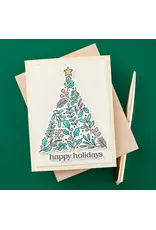 SPELLBINDERS SPELLBINDERS BETTERPRESS SOCIETY JULY 2024 WINTER SPRIGS TREE LAYERED STENCIL