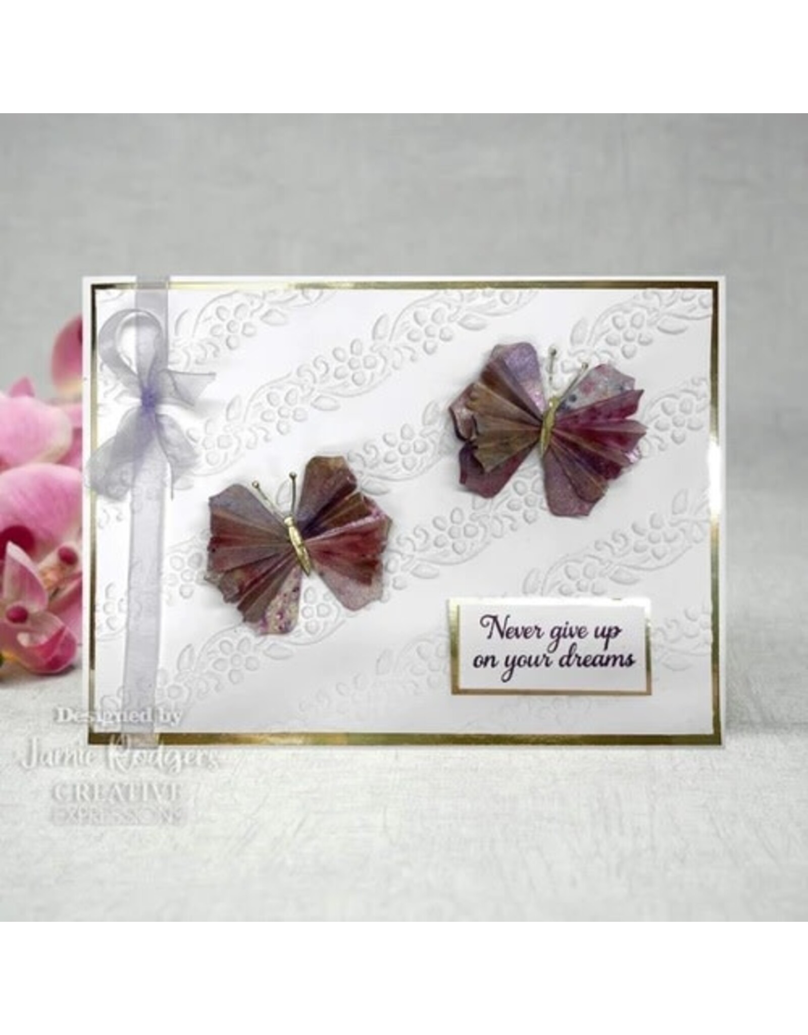 CREATIVE EXPRESSIONS CREATIVE EXPRESSIONS JAMIE RODGERS TEA BAG FOLDING COLLECTION-POINTY PETALS DIE SET
