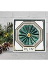 CREATIVE EXPRESSIONS CREATIVE EXPRESSIONS JAMIE RODGERS SWIRLY CHRISTMAS TEA BAG FOLDING CLEAR STAMP SET