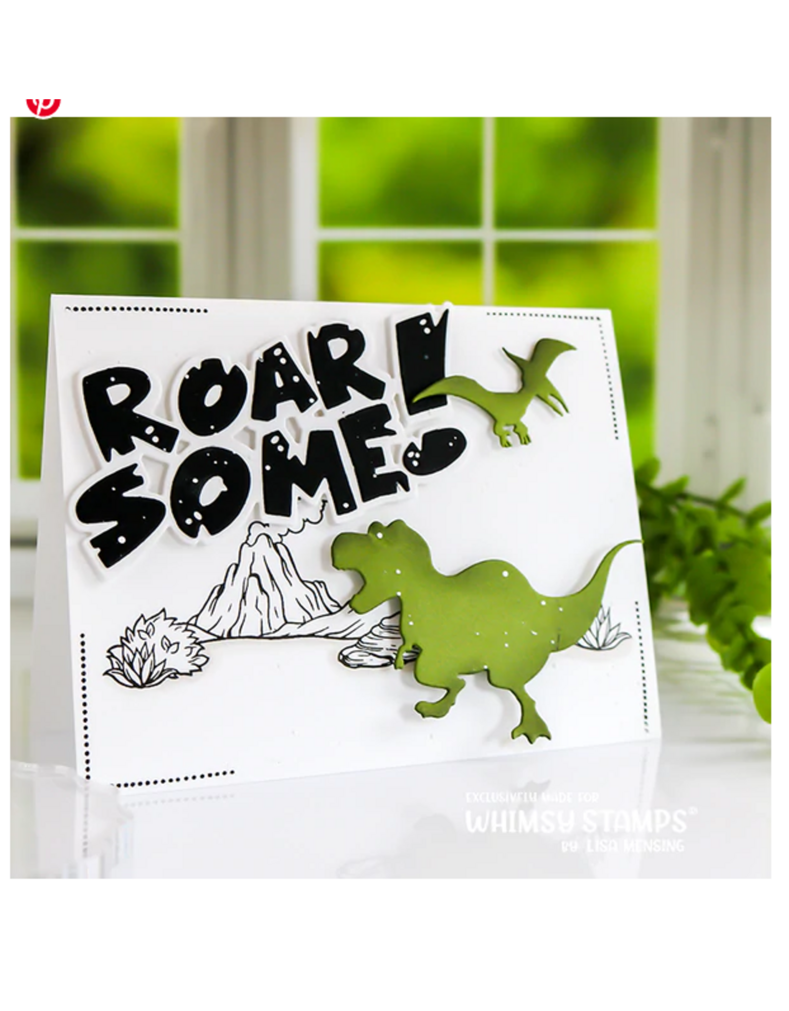 WHIMSY STAMPS WHIMSY STAMPS ROARSOME WORD DIE SET