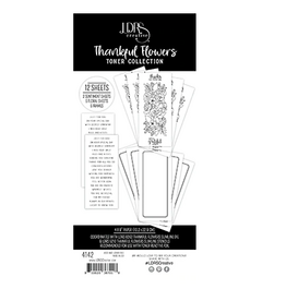 LDRS CREATIVE LDRS CREATIVE THANKFUL FLOWERS TONER COLLECTION 4x9 12PG