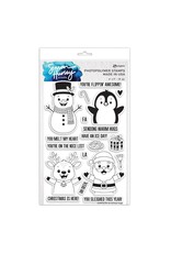 RANGER RANGER SIMON HURLEY CREATE CHRISTMAS HUGS 6x9 CLEAR STAMP SET