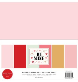 CARTA BELLA CARTA BELLA BE MINE 12x12 SOLIDS COLLECTION KIT