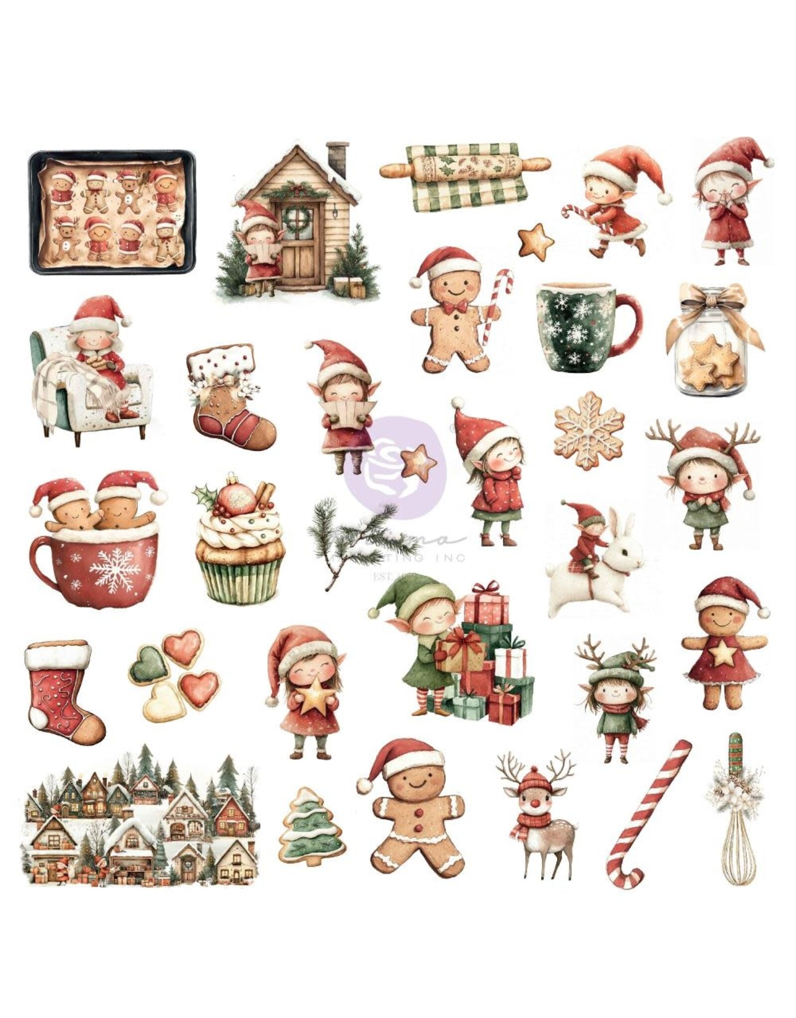 PRIMA PRIMA MARKETING TWINKLE & TREATS EPHEMERA DIE-CUTS 64/PK