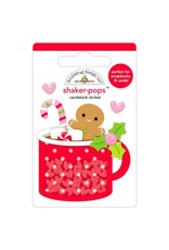 DOODLEBUG DESIGN DOODLEBUG HEART WARMING SHAKER-POPS 3D STICKERS