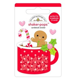 DOODLEBUG DESIGN DOODLEBUG HEART WARMING SHAKER-POPS 3D STICKERS