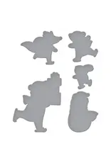 SPELLBINDERS SPELLBINDERS SIMON HURLEY SKATING BY CLEAR STAMP & DIE SET