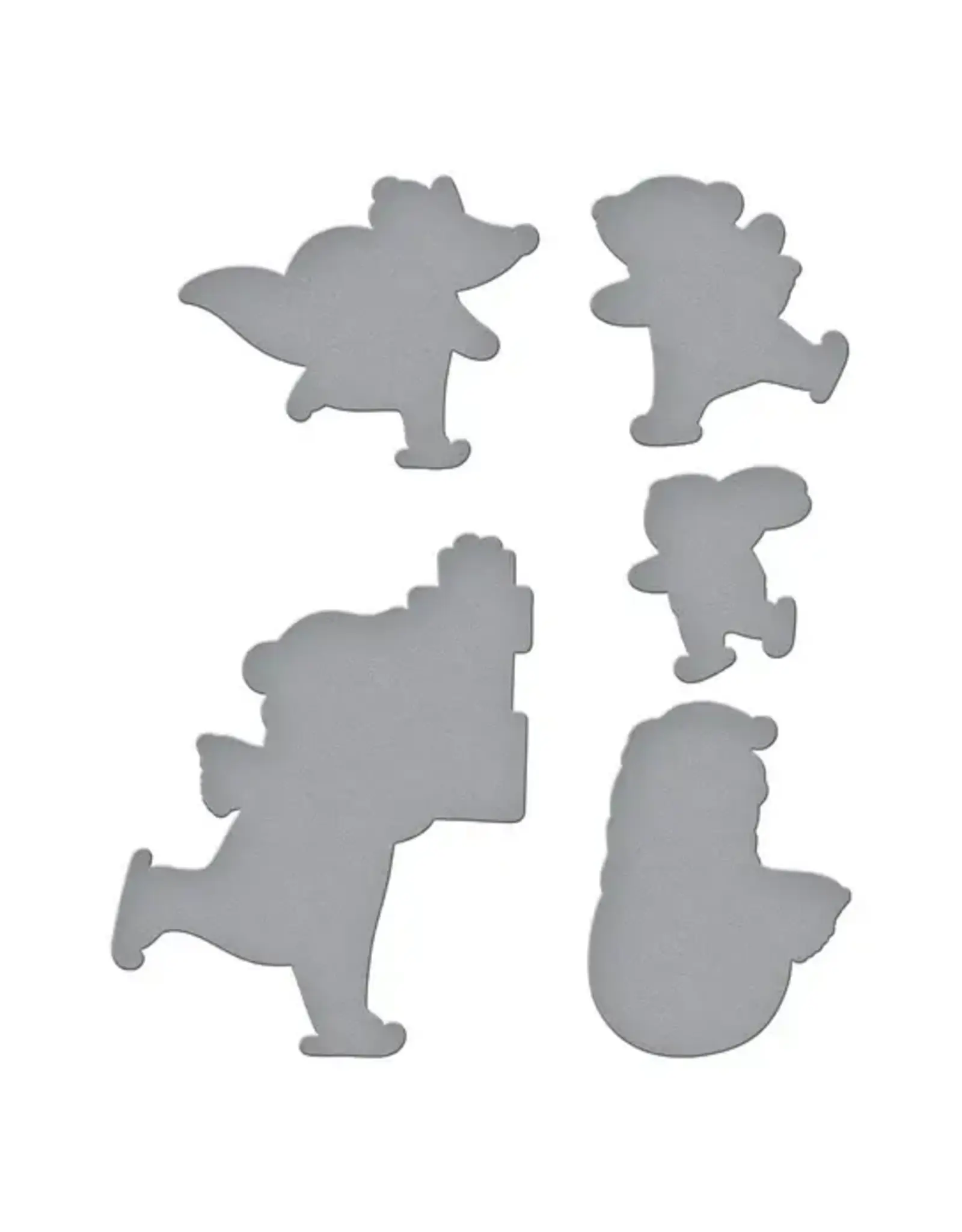 SPELLBINDERS SPELLBINDERS SIMON HURLEY SKATING BY CLEAR STAMP & DIE SET