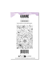 LES ATELIERS DE KARINE LES ATELIERS DE KARINE JARDIN SECRET AVEC DES FLEURS CLEAR STAMP