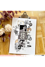 LES ATELIERS DE KARINE LES ATELIERS DE KARINE VINTAGE JOURNAL SET VINTAGE DIE SET