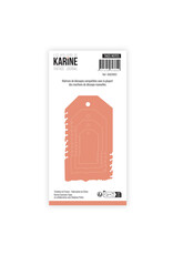 LES ATELIERS DE KARINE LES ATELIERS DE KARINE VINTAGE JOURNAL TAGS NOTES DIE SET