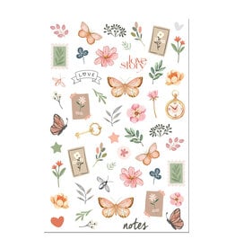 LES ATELIERS DE KARINE LES ATELIERS DE KARINE VINTAGE JOURNAL PUFFY STICKERS