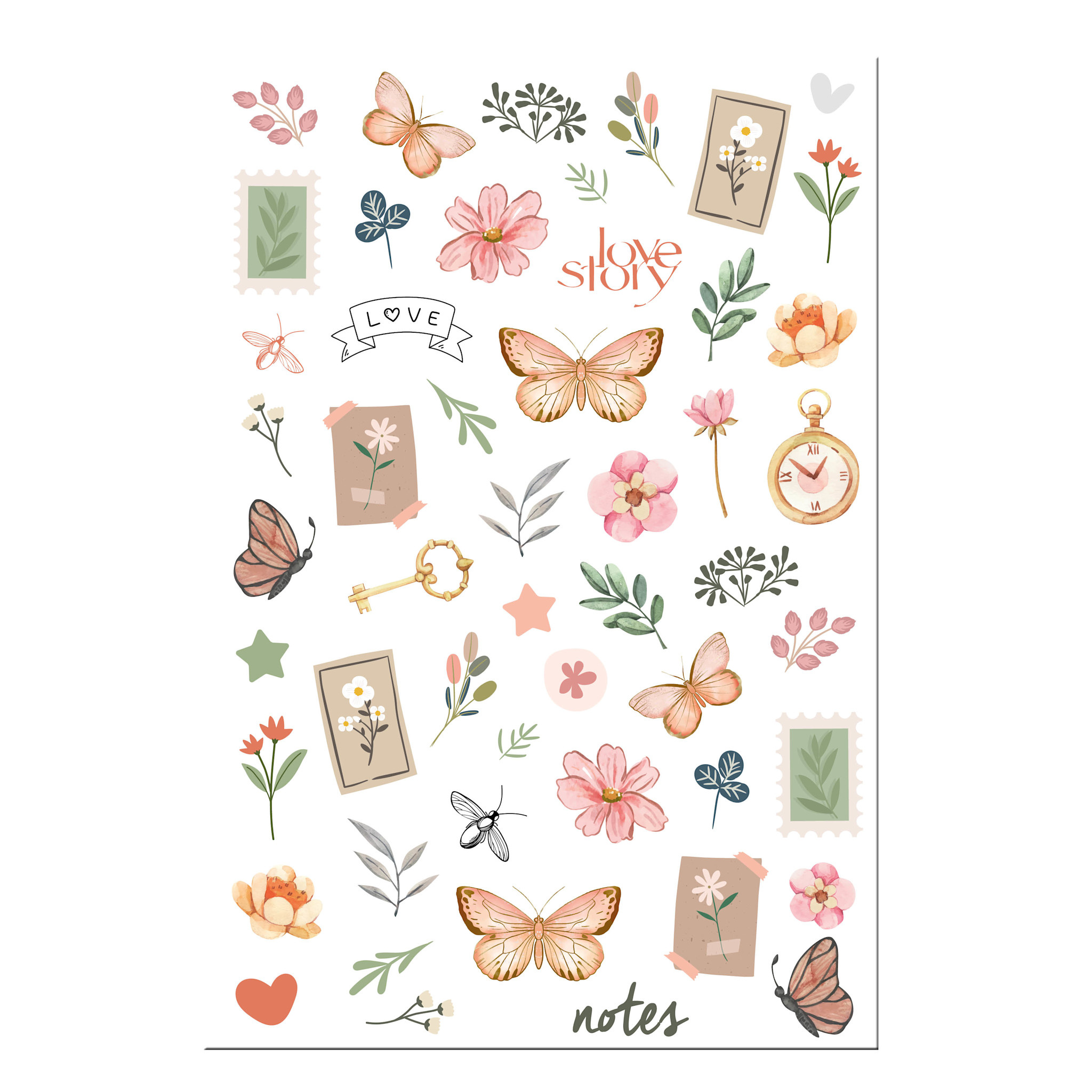 LES ATELIERS DE KARINE LES ATELIERS DE KARINE VINTAGE JOURNAL PUFFY STICKERS
