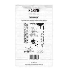 LES ATELIERS DE KARINE LES ATELIERS DE KARINE CHRISTMAS STREET URBAN WINTER CLEAR STAMP SET