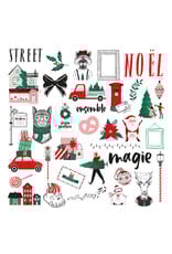 LES ATELIERS DE KARINE LES ATELIERS DE KARINE CHRISTMAS STREET VELLUM DIE CUTS CALQUE