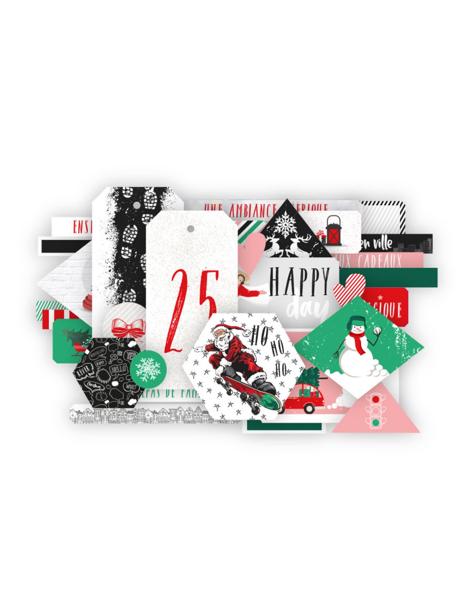 LES ATELIERS DE KARINE LES ATELIERS DE KARINE CHRISTMAS STREET DIE CUTS