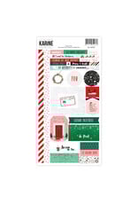 LES ATELIERS DE KARINE LES ATELIERS DE KARINE CHRISTMAS STREET CARDSTOCK STICKERS