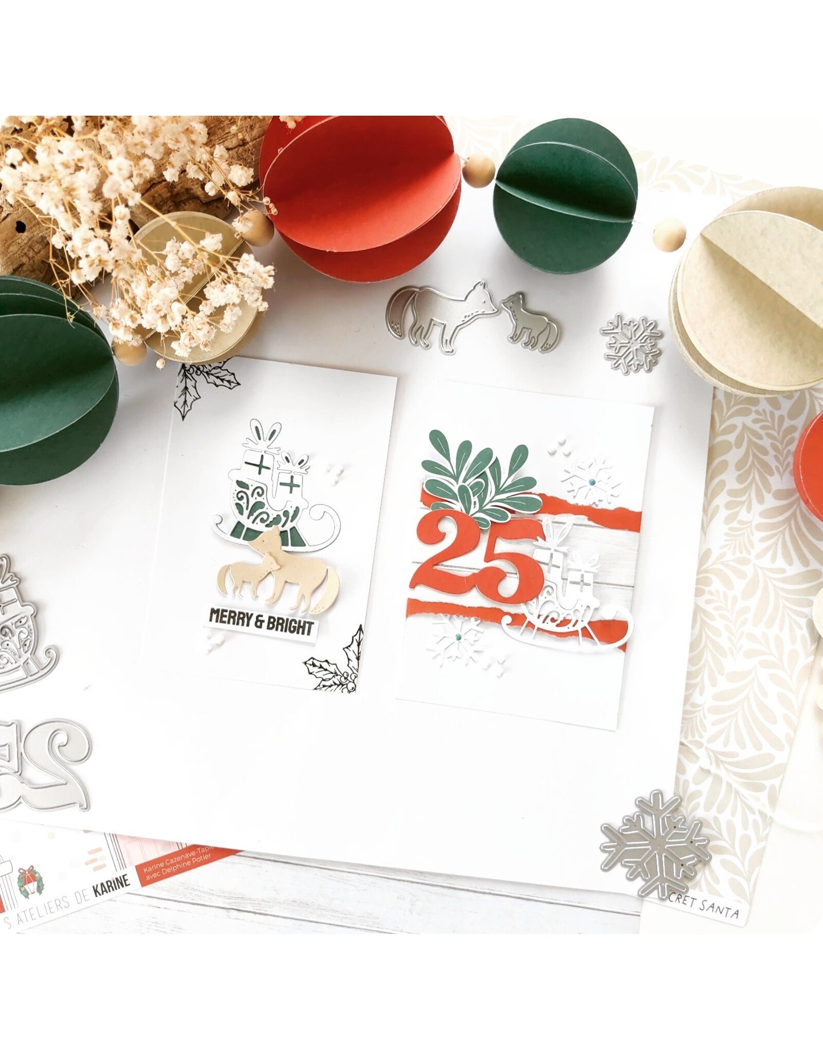 LES ATELIERS DE KARINE LES ATELIERS DE KARINE CARNET ENCHANTÉ TEXTES CÉLÉBRER CLEAR STAMP SET