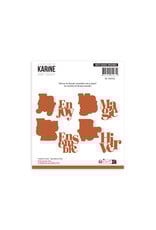 LES ATELIERS DE KARINE LES ATELIERS DE KARINE CARNET ENCHANTÉ MOTS NUAGE ENSEMBLE DIE SET