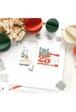 LES ATELIERS DE KARINE LES ATELIERS DE KARINE CARNET ENCHANTÉ TRAINEAU & FLOCONS DIE SET